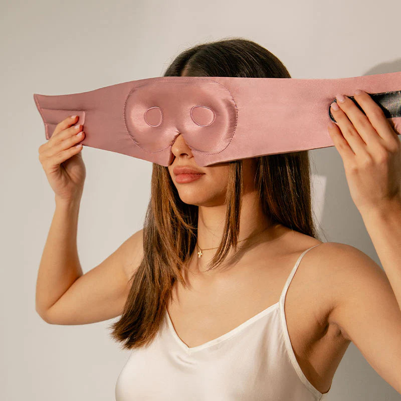 Silk Sleep Mask - Eyelash Protection and Comfort