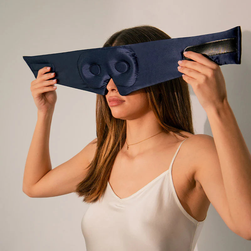 Silk Sleep Mask - Eyelash Protection and Comfort